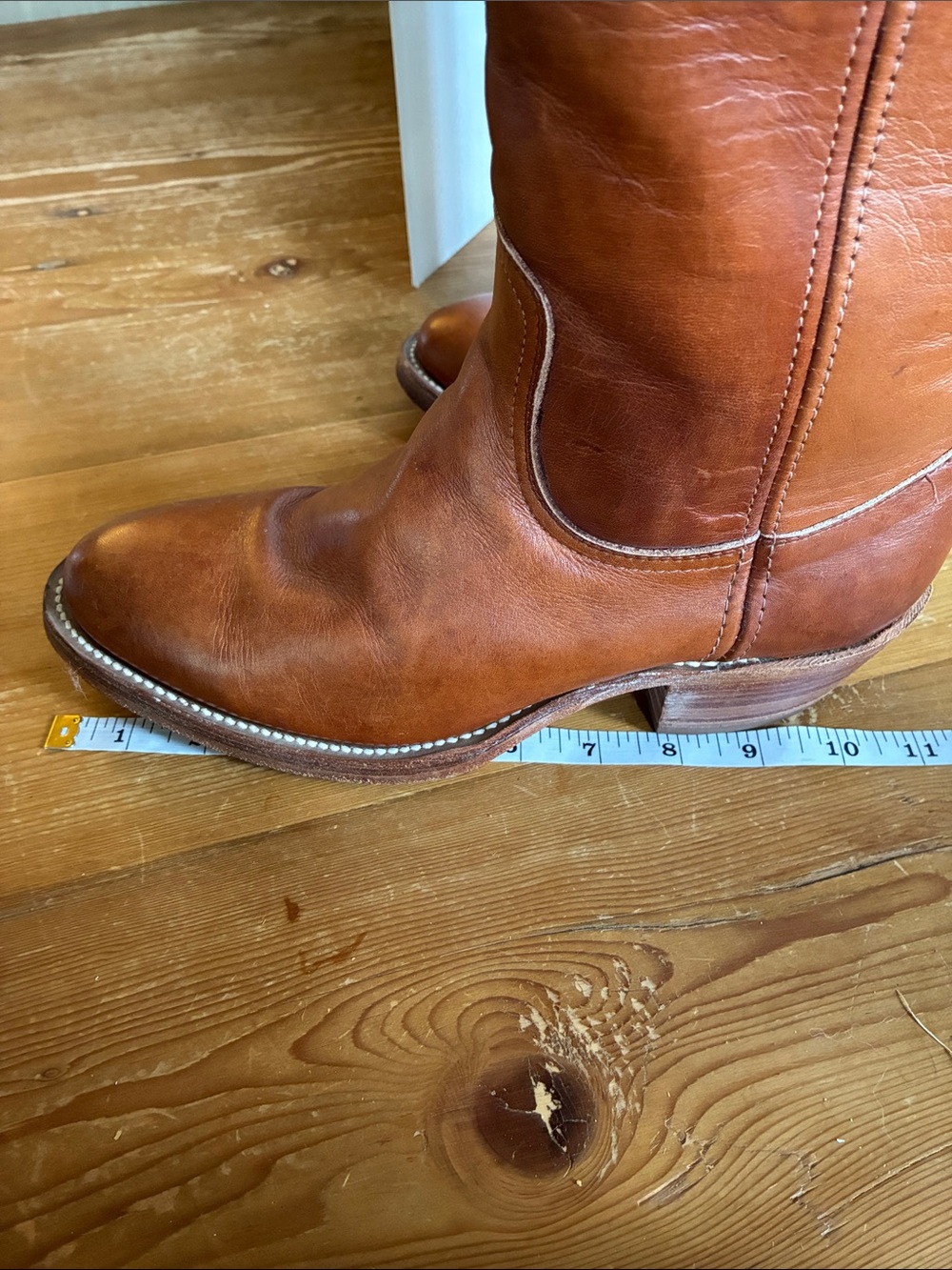 Vintage Frye Campus Tall Stovepipe Boots - 8D Mens - 10M Womens - Picture 13 of 16